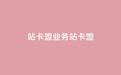 b站卡盟业务(B站卡盟 - 资讯分享、增强流量) 第1张 b站卡盟业务(B站卡盟 - 资讯分享、增强流量) 第1张