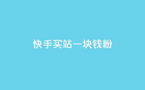 快手买站一块钱1000粉 - 快手一元购站轻松获千粉丝的方法揭秘! 第1张 快手买站一块钱1000粉 - 快手一元购站轻松获千粉丝的方法揭秘! 第1张