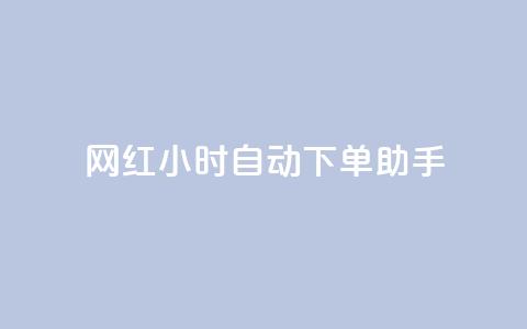 网红24小时自动下单助手 - 网红全天候自动下单助手助你轻松购物。  第1张