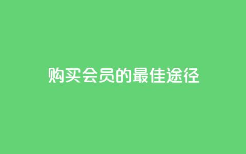 购买QQ会员的最佳途径 第1张 购买QQ会员的最佳途径 第1张
