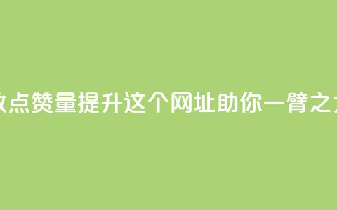 快手播放点赞量提升，这个网址助你一臂之力  第1张