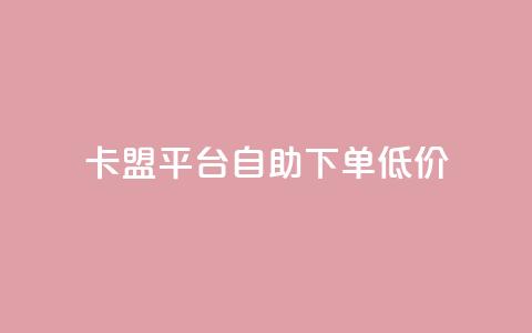 卡盟平台自助下单低价,ks业务免费领 - 抖音快手低价业务网 dy业务下单24小时  第1张