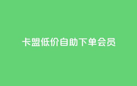 卡盟低价自助下单会员,点赞关注app - qq代点赞 QQ购买卡盟  第1张