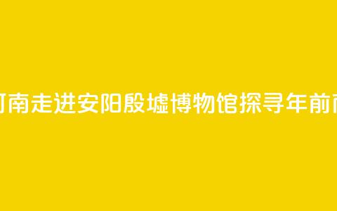 【何以中国 行走河南】走进安阳殷墟博物馆 探寻3300年前商代生活中的“美”  第1张