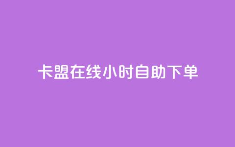 卡盟在线24小时自助下单 - 卡盟自助下单：轻松24小时在线操作!  第1张