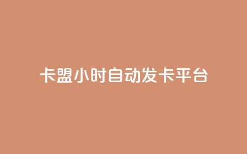 cf卡盟24小时自动发卡平台 - 24小时自动发卡平台	，畅享CF卡盟服务~  第1张