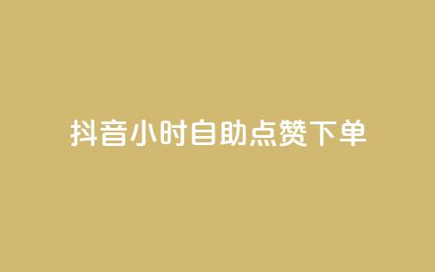 抖音24小时自助点赞下单 - 抖音全天自助点赞服务，轻松提升视频热度！。  第1张