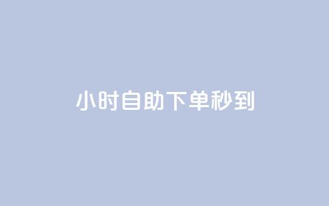 24小时自助下单秒到 - 24小时内下单	，快速到货!  第1张