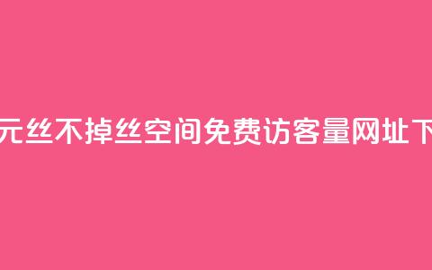 快手1元3000丝不掉丝 - QQ空间免费访客量网址  第1张