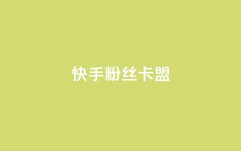 快手粉丝卡盟,ks互赞 - ks业务粉丝 24小时全网最低价  第1张