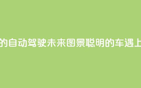 “颠覆想象”的自动驾驶未来图景  “聪明的车	”遇上“智慧的路” 第1张