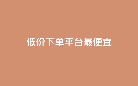 dy低价下单平台最便宜,快手24小时自助免费下单软件 - 自助业务商城 彩虹卡盟对接货源社区  第1张