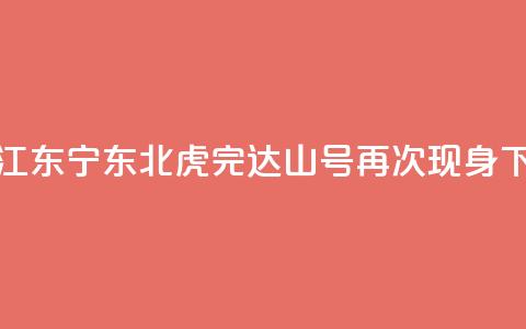 黑龙江东宁：东北虎“完达山1号	”再次现身  第1张
