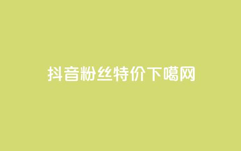 抖音粉丝特价 第1张 抖音粉丝特价 第1张