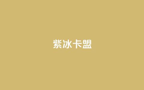 紫冰卡盟 - 紫冰卡盟：一站式SEO服务平台~  第1张
