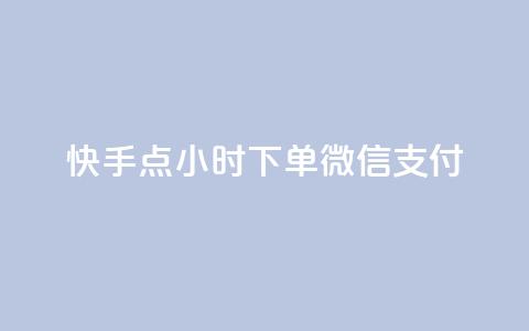 快手点24小时下单微信支付 - 快手推广上热门软件下载 第1张 快手点24小时下单微信支付 - 快手推广上热门软件下载 第1张