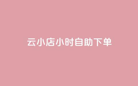 ks云小店24小时自助下单,抖音业务在线自助 - 一元一百个赞小红书网站 ks自助下单业  第1张