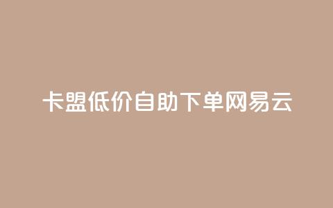 卡盟低价自助下单网易云,抖音24小时自助免费 - pdd新用户助力网站 拼多多联盟推广官网入口  第1张