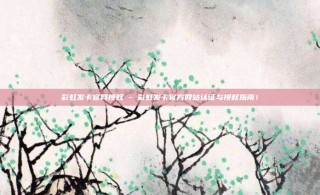 彩虹发卡官网授权 - 彩虹发卡官方网站认证与授权指南！