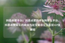 抖音点赞平台，抖音点赞的平台叫什么平台，抖音点赞背后的商业与社交革命亿乐社区SUP货源站