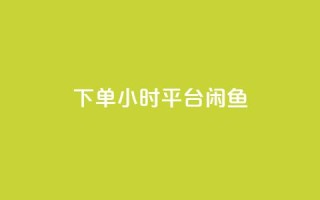 下单24小时平台闲鱼 - 在线买qq访客网站