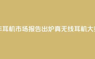 2024上半年耳机市场报告出炉：真无线耳机大势已去