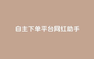 自主下单平台-网红助手,抖音10块1000粉 - 快手全网最低价下单平台 - 抖音业务下单24小时最低价