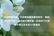 抖音刷播放量，抖音增加播放量的软件，揭秘，如何在抖音上高效提升播放量—实战技巧与策略分享亿乐社区SUP货源站