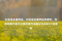 抖音涨流量网站，抖音涨流量网站有哪些，如何利用抖音平台高效提升流量亿乐社区SUP货源站