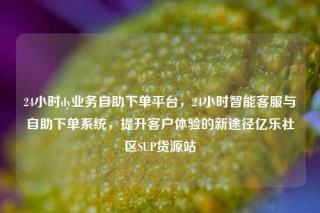 24小时dy业务自助下单平台，24小时智能客服与自助下单系统，提升客户体验的新途径亿乐社区SUP货源站