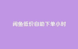 闲鱼低价自助下单24小时,点赞ks - 抖音活粉 - 抖音付费推广