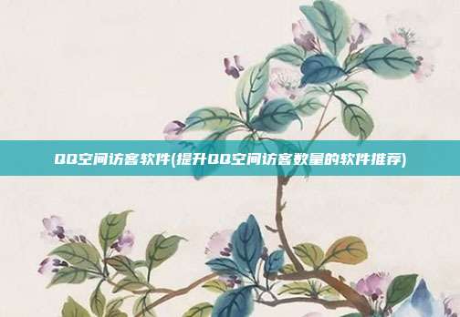 QQ空间访客软件(提升QQ空间访客数量的软件推荐)  第1张