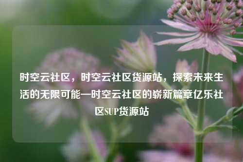 时空云社区，时空云社区货源站，探索未来生活的无限可能—时空云社区的崭新篇章亿乐社区SUP货源站  第1张